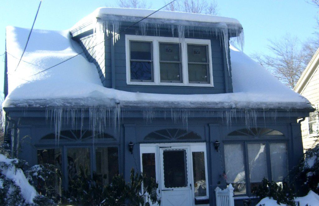 Frozen downspouts Rona Fischman