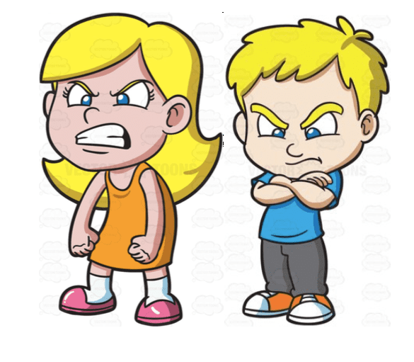 angry children clipart