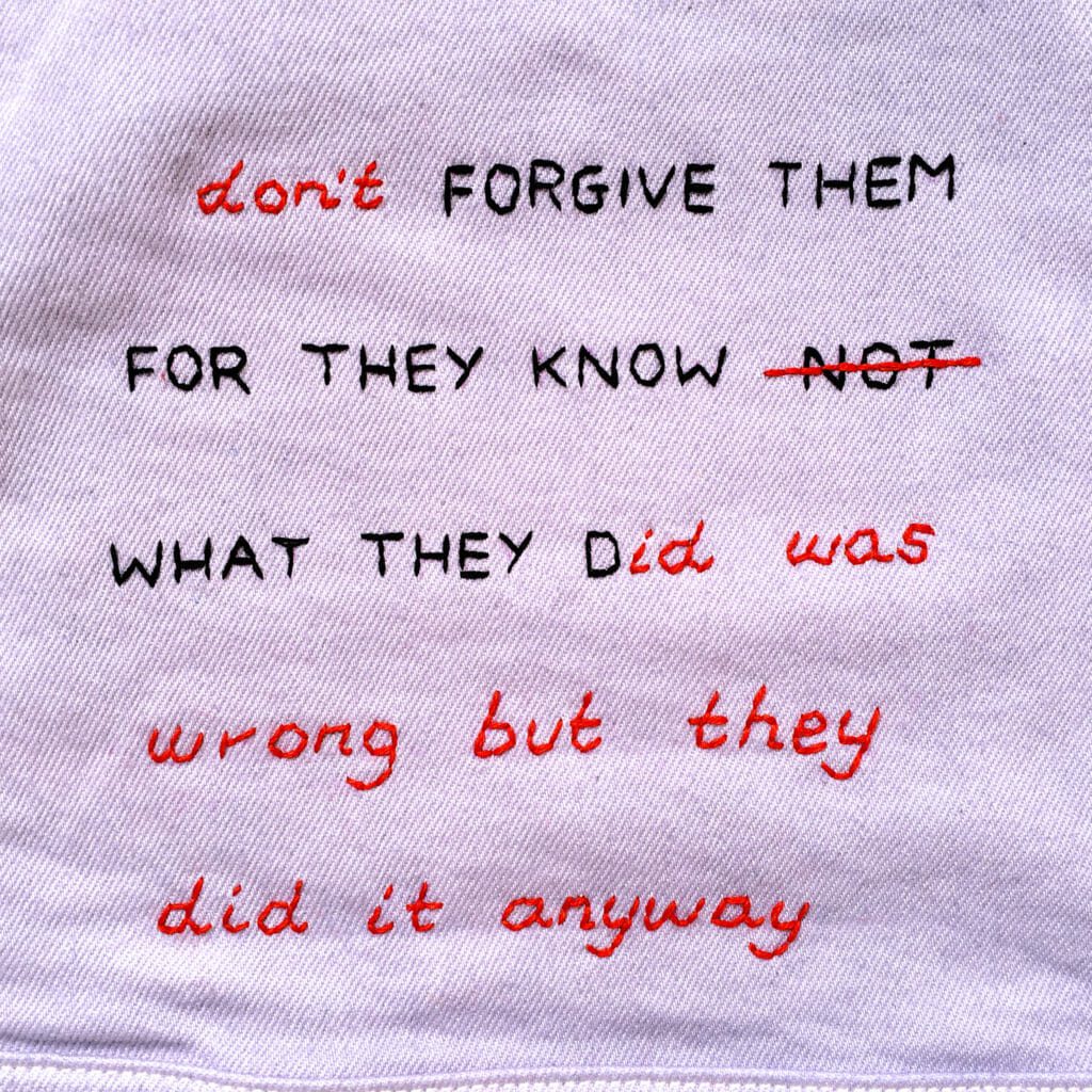 Don't forgive