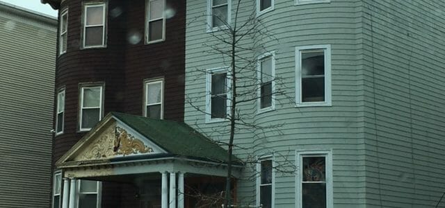 Two-family house before renovation