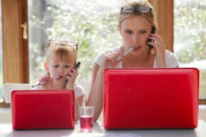 Work from home with kids