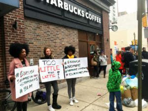 Starbucks protest