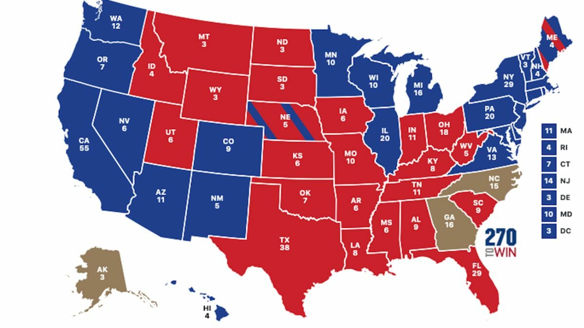 vote map by state