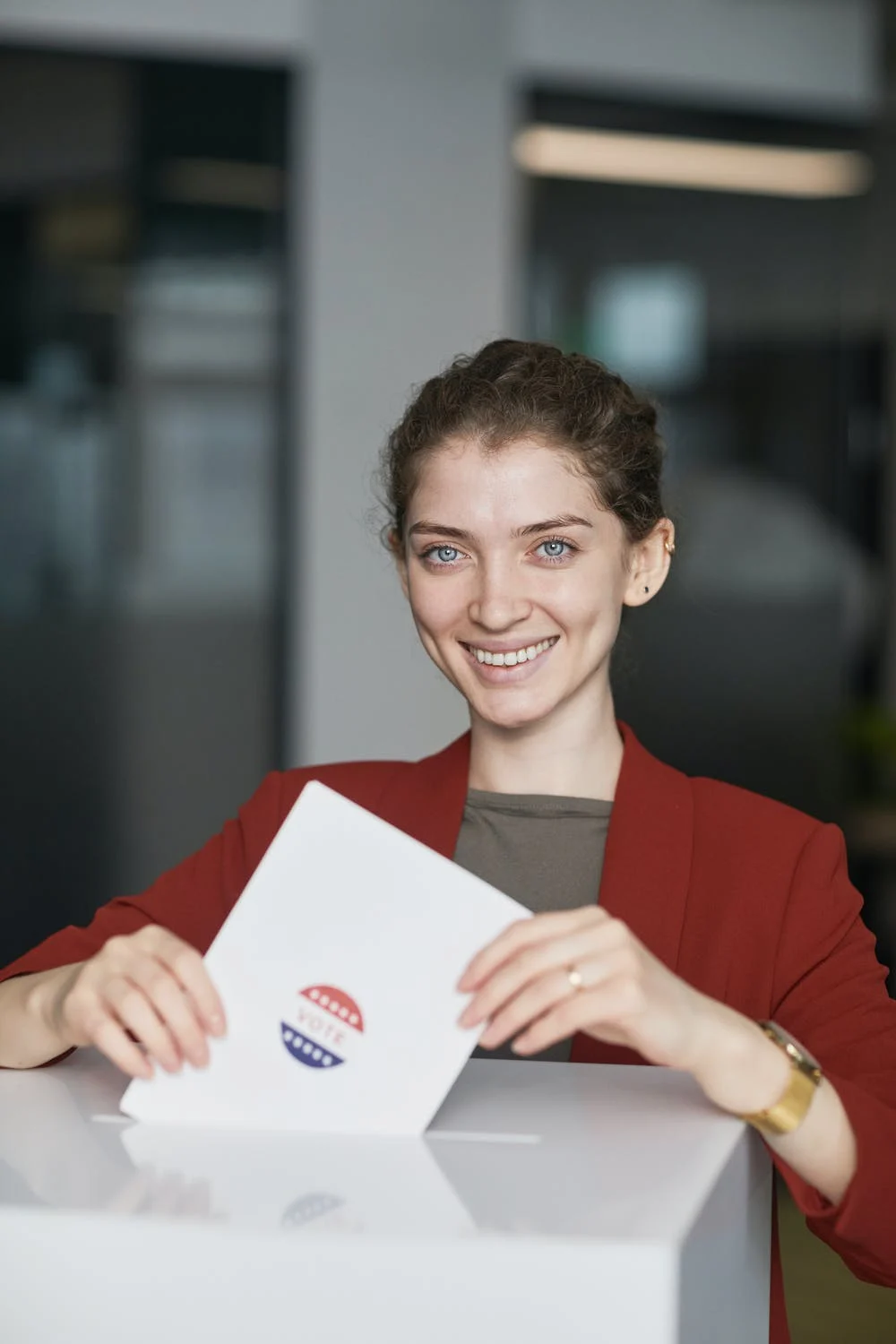 casting ballots