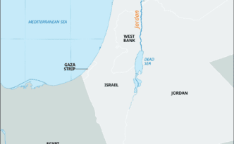 From the river to the sea map of Israel