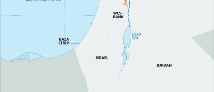 From the river to the sea map of Israel